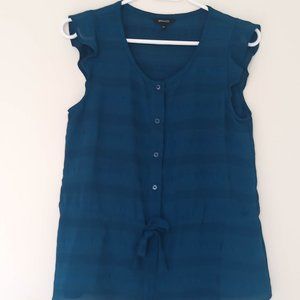 RW&CO Teal Sleeveless Top, Size S